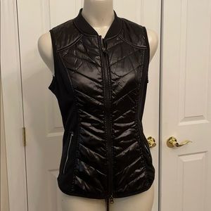 Zella Sleek shine, black sporty vest